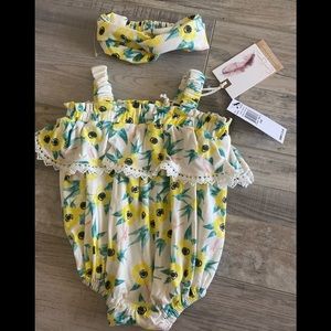 Jessica Simpson Baby girl one piece outfit..